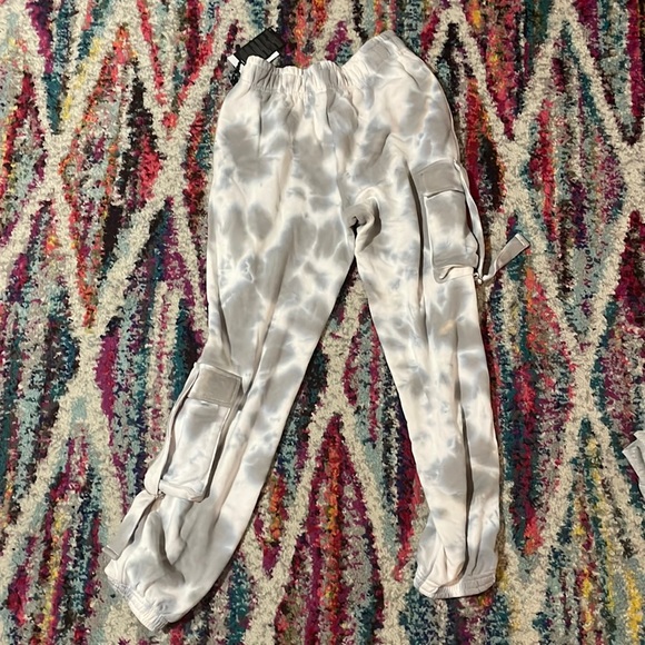 tie dye sweats, blue grey white, forever 21 - Picture 1 of 2